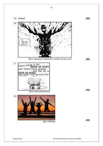 Afrikaans EAT Gr. 10 Assesseringstaak 2025 Kwartaal 3 Take 7 & 8 - Image 2